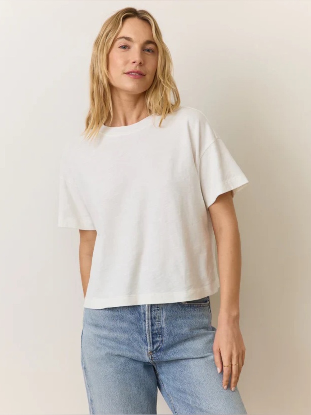 NWT (size XS) MARINE LAYER
Vintage Slub Crop Tee